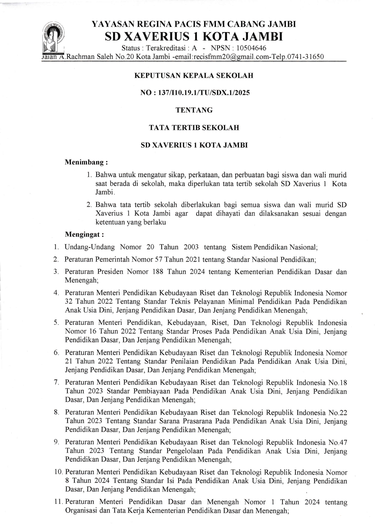 Tata Tertib Sekolah SD Xaverius 1 Jambi_page-0002